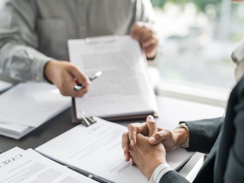 Lawyer,Legal,Counsel,Presents,To,The,Client,A,Signed,Contract